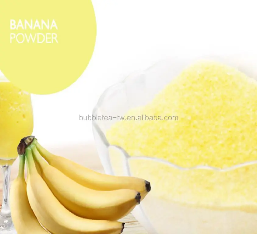 bubble tea instant banana powder for drink shop boba tea supplies