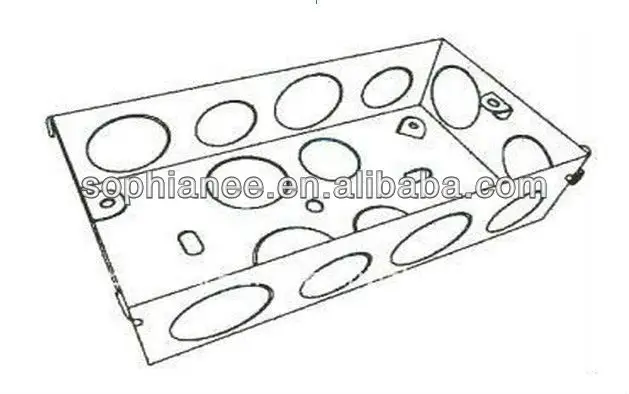 制造Bs 4662 全尺寸镂空箱/金属开关盒- Buy 全尺寸诺克盒/金属开关盒