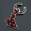 Custom spanish souvenir dancing girl metal bottle opener keyring