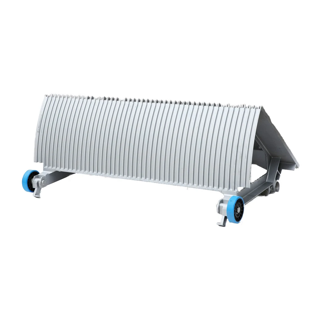 
800mm Gray Escalator Aluminum Step Without Demarcation 