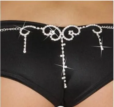 

Sparkly Rhinestone Angel Wings Costume Jewellery Waist Belly Chain Lower Back