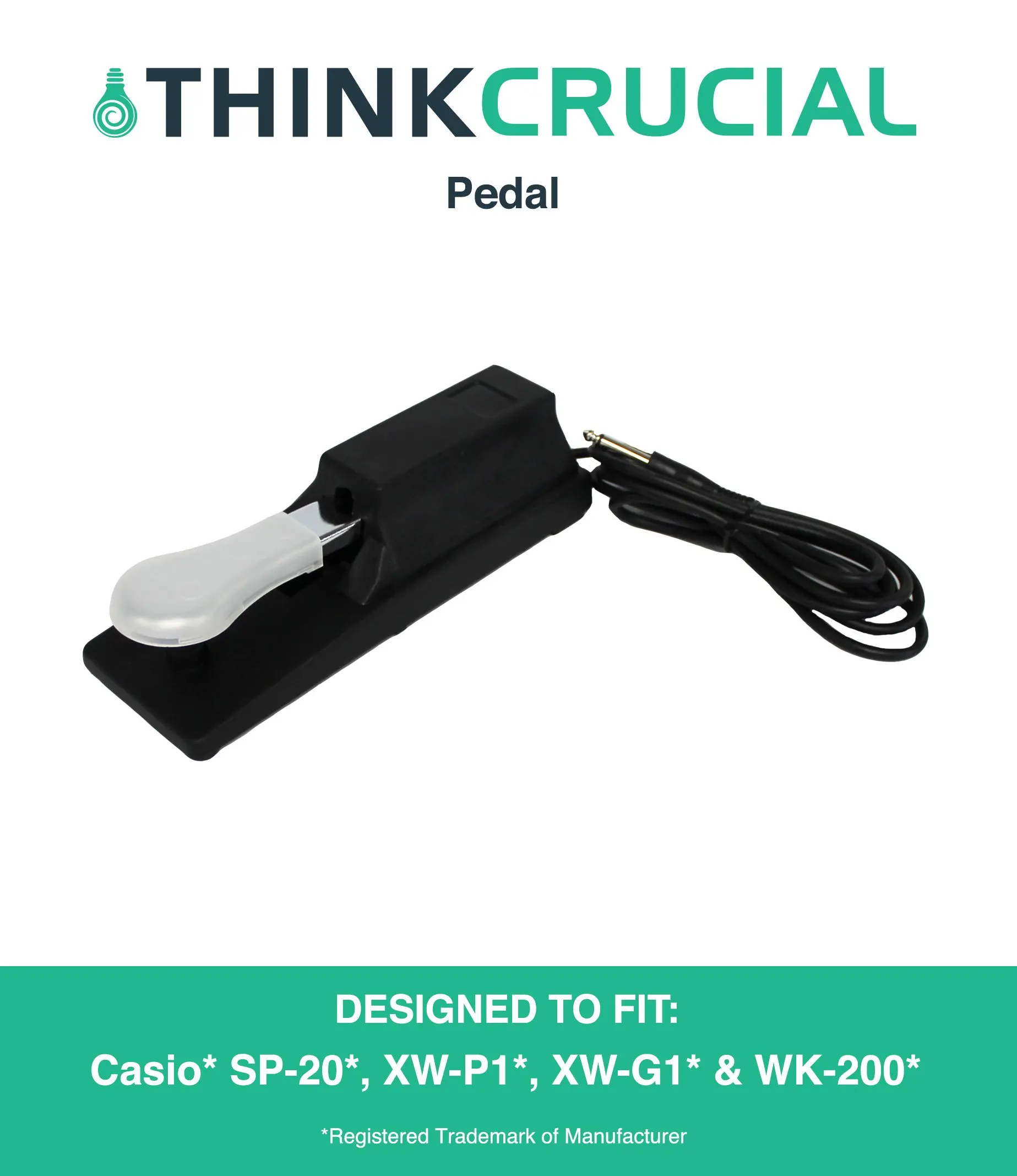 Get Quotations · Replacement for Casio Sustain Pedal Fits CTK-2080, CTK-2100,  CTK-