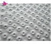 2018 New Product Baby Blanket Minky Dot Soft Polyester Fabric, Minky Plush Fabric,Microplush Fleece Fabric Made In China