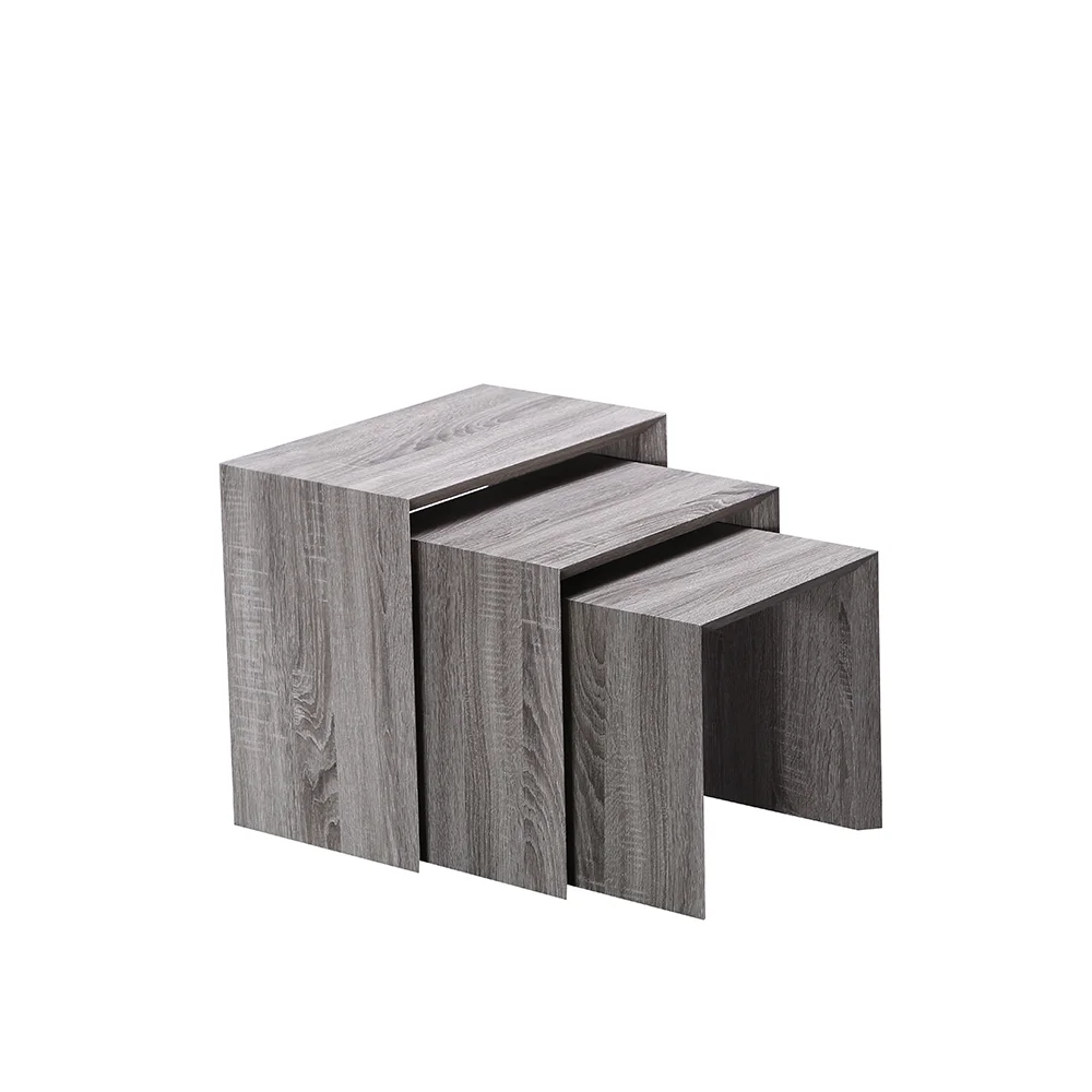 MDF paper 3 nesting coffee table side table
