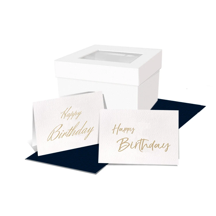 product-Dezheng-Le Qichen Gold Foil Thank You Cards With Envelopes-img-2