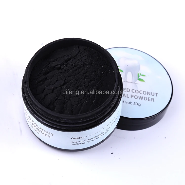 wholesale custom packages teeth whitening charcoal powder 50 gm