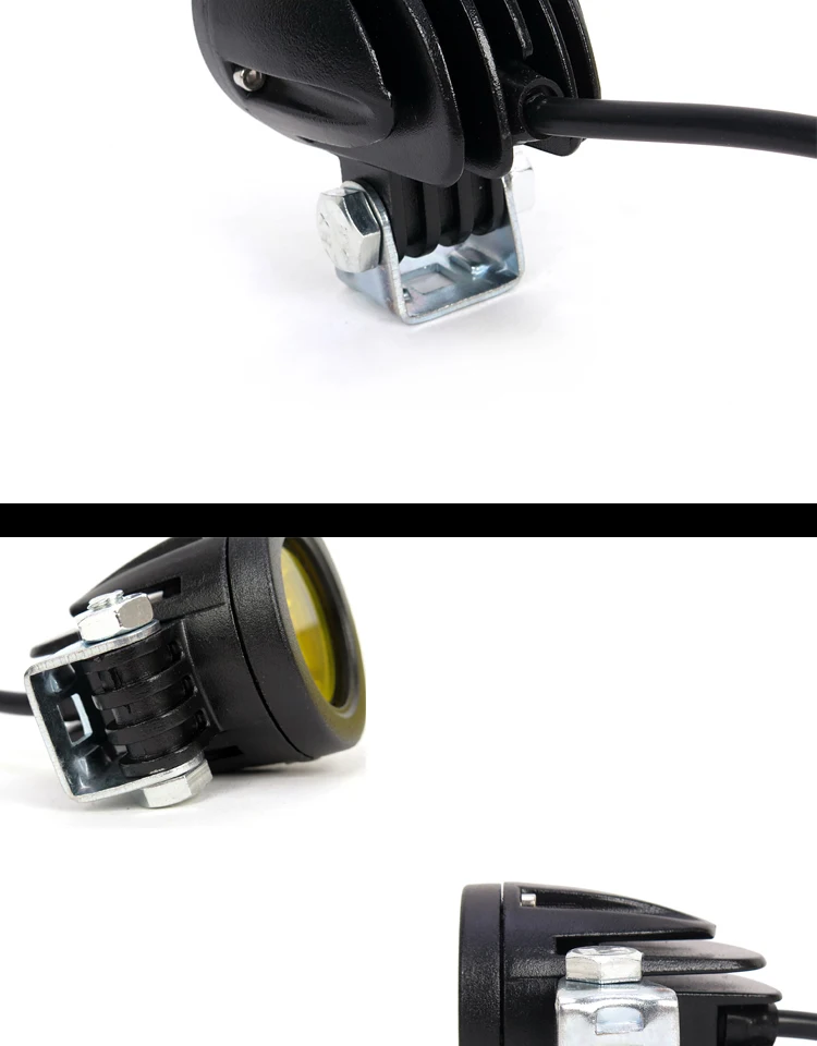 Factory wholesale Round motorcycle LED headlight 10w 12v led fog lamp