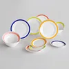 2016 new design 12pcs low price handpainted fine dinnerware dinner set