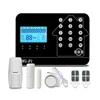 LCD Screen and Touch keypad WIFI/GSM/GPRS Wireless Home Security Safe Smart Home Alarm support APP control