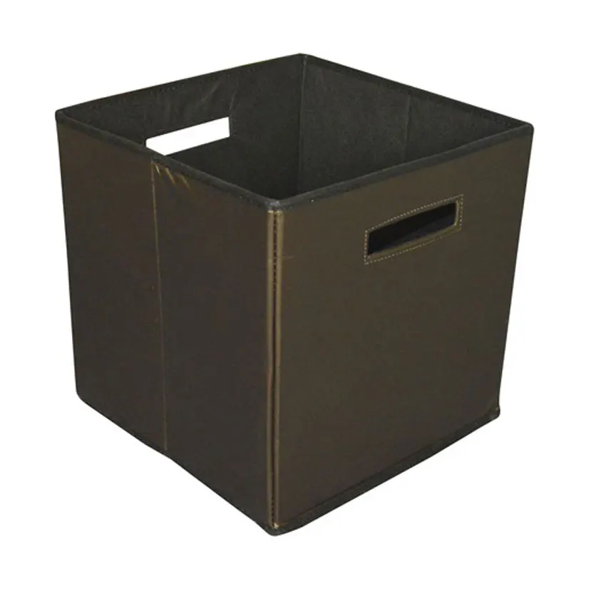 Faux Leather Folding Book Storage Bins Buy Book Storage Bins,Book