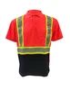 2019 new design safety tshirts hotsale 140gsm, 100% polyester reflective safety security polo shirt wholesale