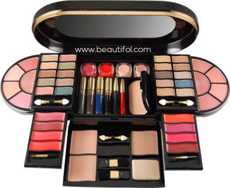 
Private labels Fashion New launched eyeshadow lip gloss + foundation+ blush + Mascara makeup sets 