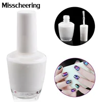

Misscheering 15 ML Professional Nail Art Transfer Tips Galaxy Star Foil Glue Adhesive White Nail Glue For Sticker