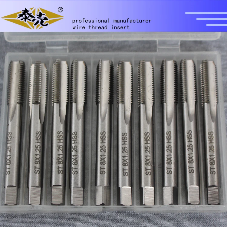 
Hot direct sales hss spiral point tap screw taps Straight Fluted Taps 