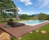 wpc solid composite skateboard decking china