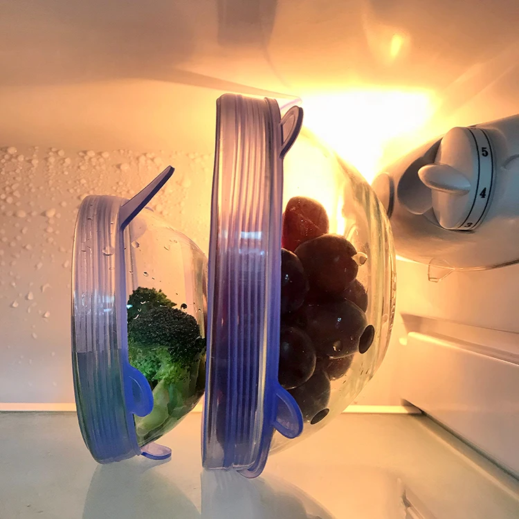 silicone stretch lid refridge