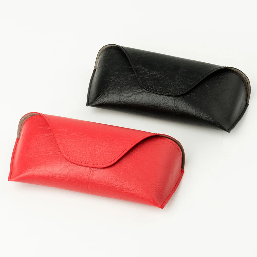

Red, Black PU magnetic glasses box sunglasses case