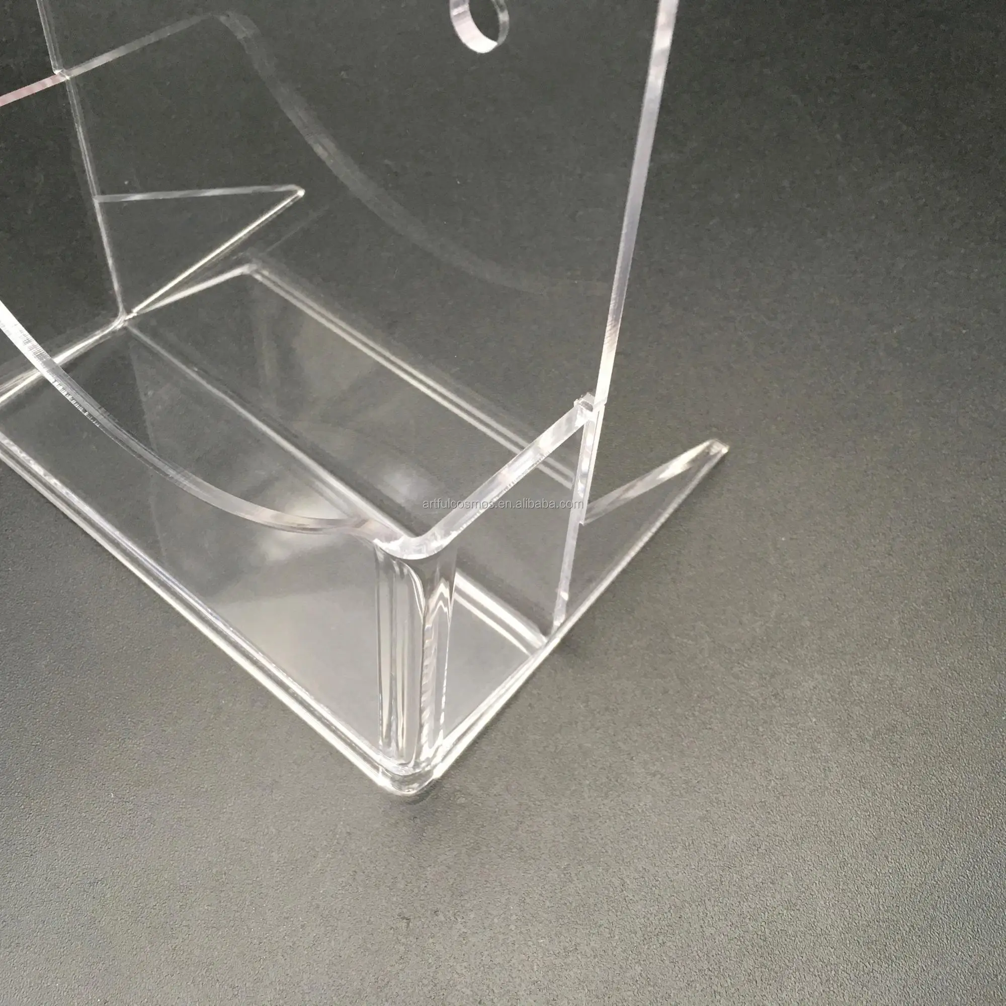 2 Pockets Plastic Acrylic Flyer Holder A5 Acrylic Brochure Holder ...