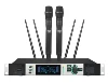 Wholesale Microphone Handheld Microphone UHF Dual Channel Wireless Microphone System,For Church/Home/Karaoke/Meeting