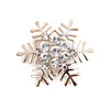 Wholesale Diamond Christmas Snowflake Napkins Buckle Alloy Napkin Ring
