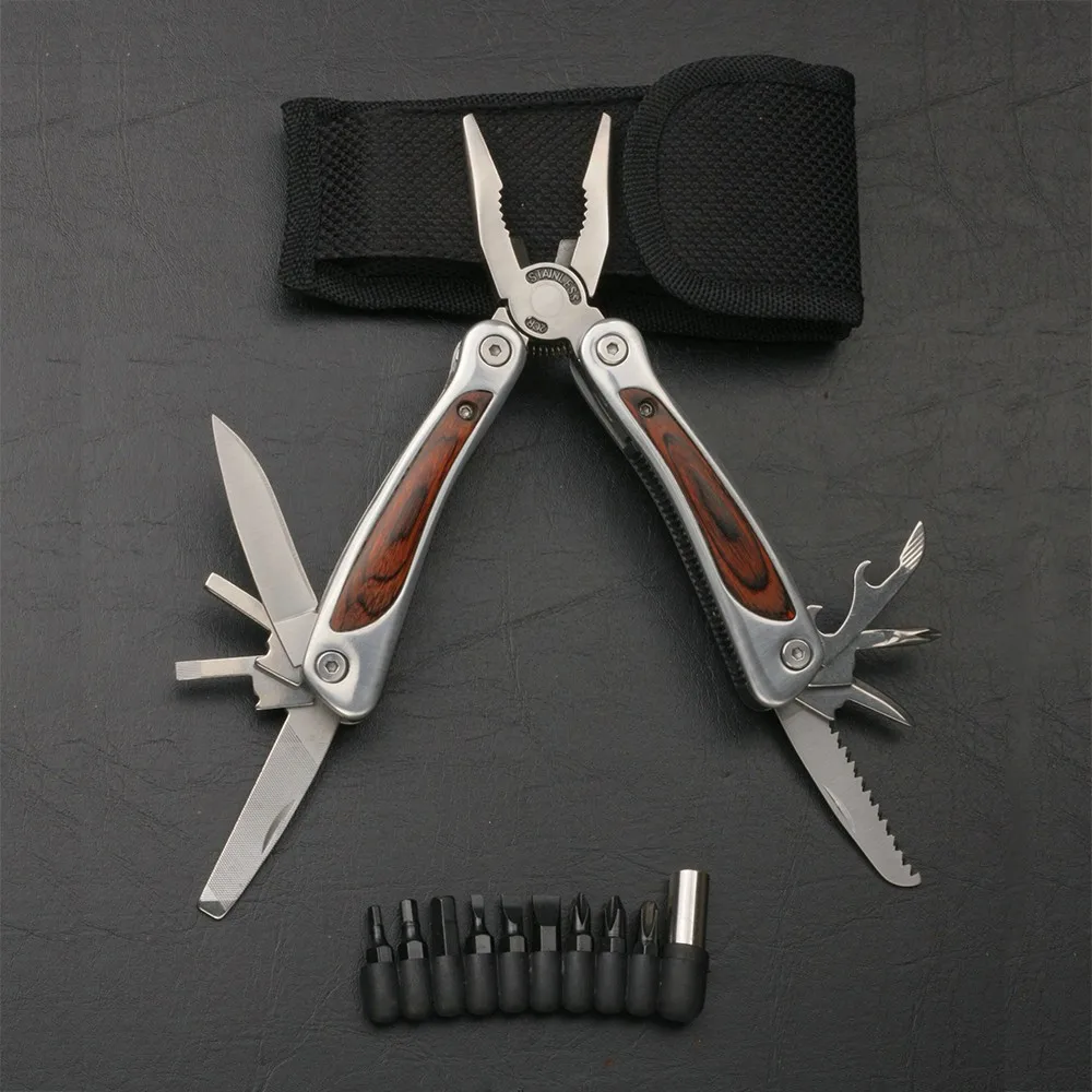 17 In 1 Stainless Steel Professional Tools Multi Pliers Multi Tool With ...