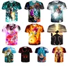 Custom Pattern Logo Cartoon Character Dragon Ball Men's Full Dye Sublimation T-Shirt Fashion 3D Printed T Shirt