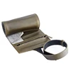 Custom made leather zipper travel watch display case watch roll