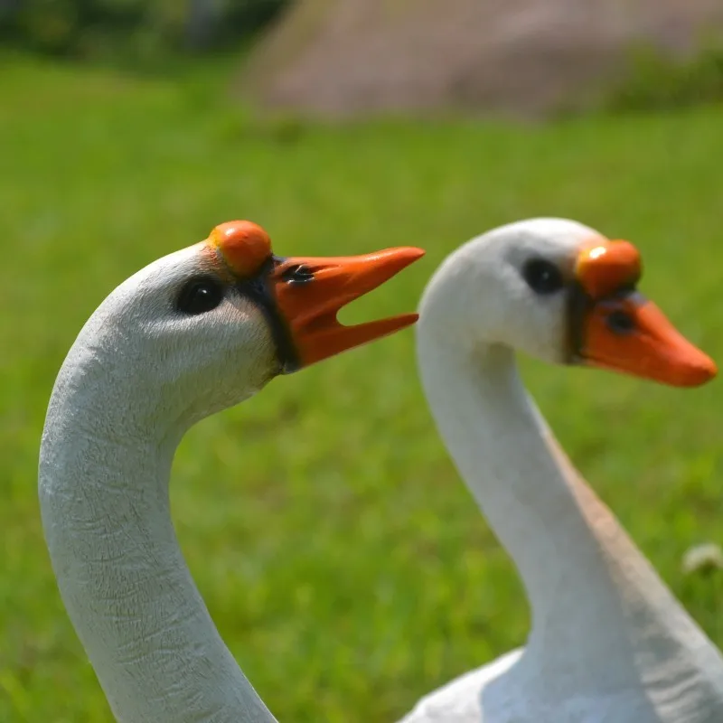 resin goose statue