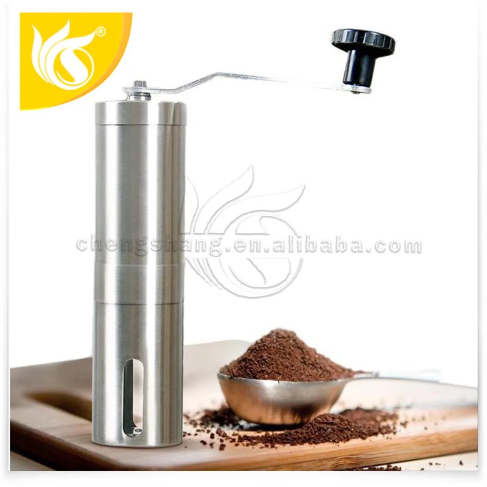 
Portable Detachable Coffee Tools Ceramics Burr Grinders Hot Selling Top Quality Stainless Steel Mini Manual Coffee Grinder Set 