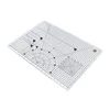 Art supplies screen printing tempered Glass Cutting Mat Grid