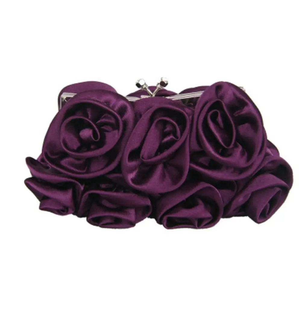 dark purple clutch bag