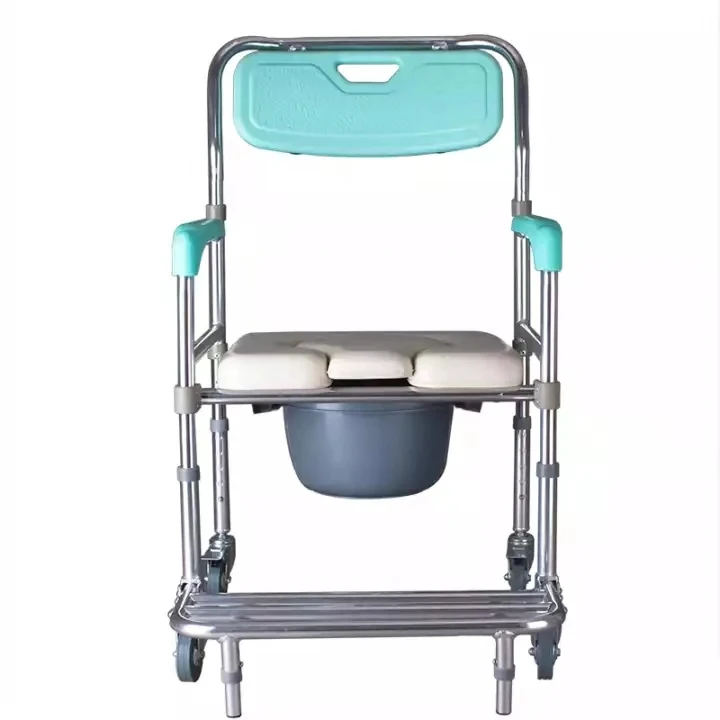 
Homecare Bedside USE Foldable Commde chair For disable with bedpan 