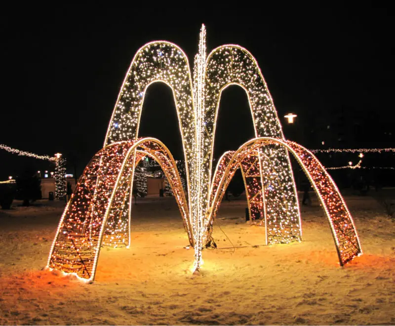  Outdoor  Led Blue Light Arch Decorations  Xmas Buy 