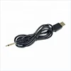 Free samples 1 meter long USB 2.0 A male to 2.5mm jack extension charging cable for toy