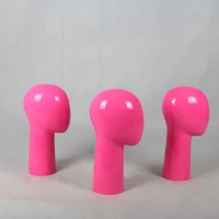 

Hot Sale Fashion HAT Display Mannequin Head Abstract GLOSS PINK Dummy Head