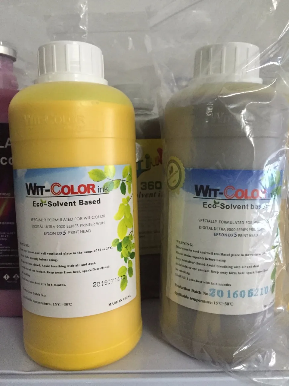 Wit Color Eco Solvent Ink for i3200/XP600/dx5 Eco Solvent Printer