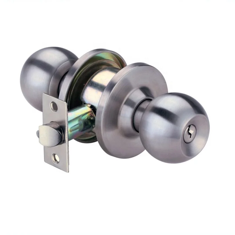 Cylindrical Knobset - Cylindrical knob lockset 587 ET/BK/PS high ...