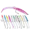 YOUME 6pcs/pack Soft Eel Fishing Lure Top Quality Soft Bait Paddle Tail Sand Eel 85mm Artificial Lure Mackerel Killing