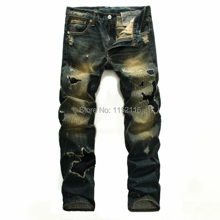 levis jeans ripped mens
