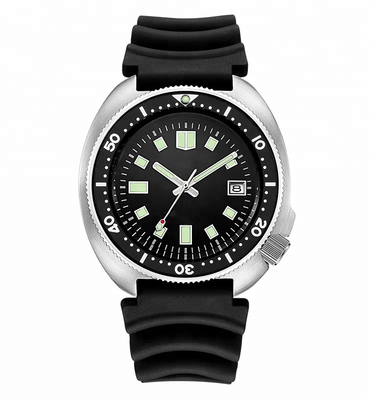
new design vintage 6105 Japanese automatic movement 200 meter sport scuba mens automatic dive watch 