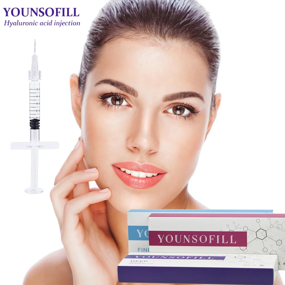 

Younsofill CE facial ha dermal injection 2ml injectable hyaluronic acid fillers