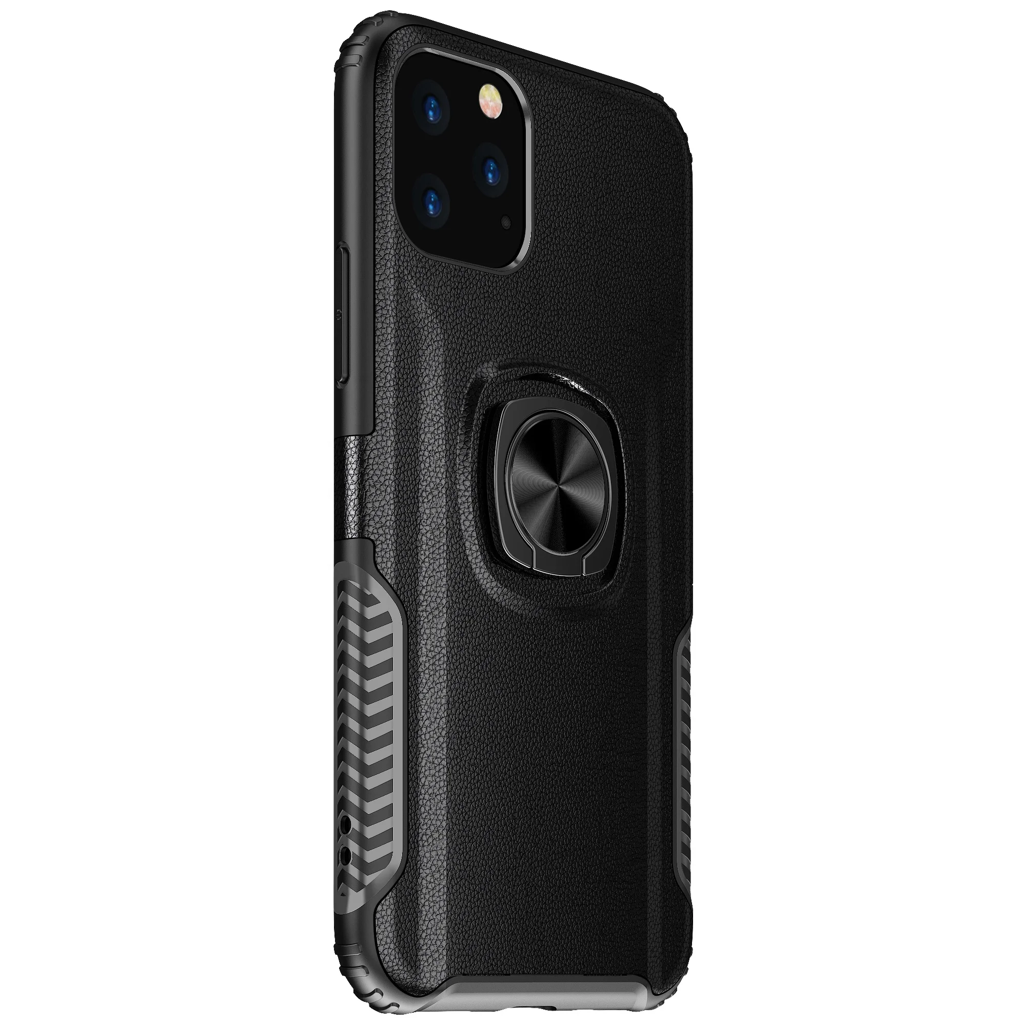 

Modern stylish tpu pc hybrid metal ring bracket phone case for iPhone 11 11pro 11pro max, Multi-color, can be customized