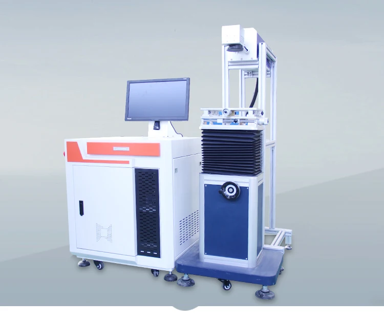 Co2 desktop  20w acrylic non non metal laser marking machine on cantaloupe and pumpkin