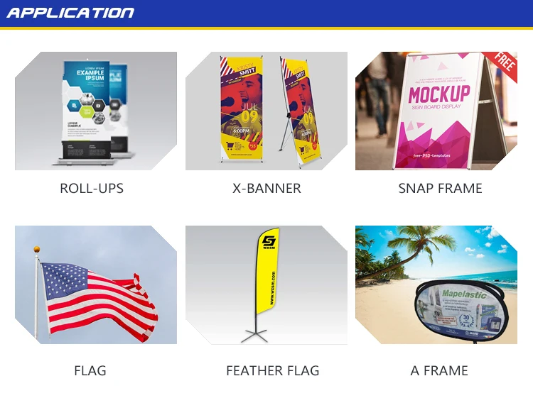 Economic Outdoor Aluminum Material X Stand Display Banner for Advertising Post