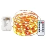 Dimmable 8 Mode Micro Mini Led 66ft 200 LED battery operated Outdoor string lights Copper Wire Starry Fairy Light For Holiday