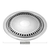 2 pcs set BBQ grill plate smokeless stainless steel grill tray baking pan roast pot premium kitchenware