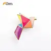 Red Iron Famous Custom Car Badge Pin ribbon ring rose gold brooch