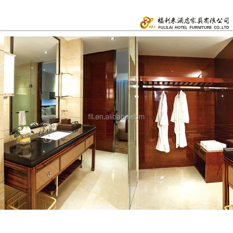 
Customized interior wall panels hotel fixed furniture for 5 star hotel 