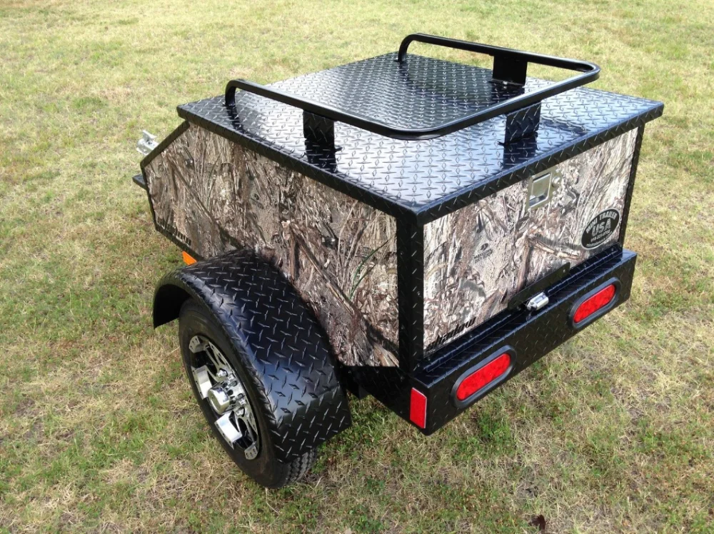 Lightweight Tow Used Pull Behind Motorcycle Trailer For Sale 2022 - Buy