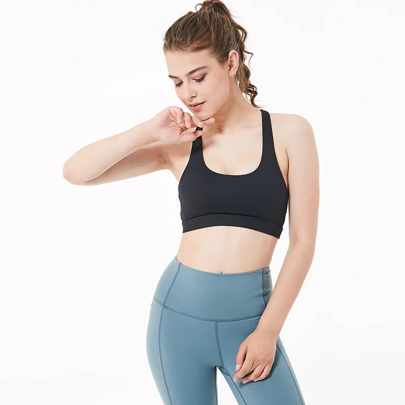 

T Back Sexy Sports Yoga Bra Top Ladies Running Wear for Summer, White;black;green